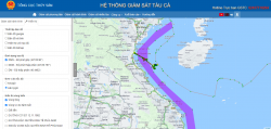 Trực theo dõi, xử lý thông tin dữ liệu giám sát hành trình tàu cá tháng 8 năm 2025