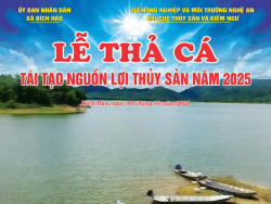 LỄ THẢ CÁ TÁI TẠO NGUỒN LỢI THỦY SẢN NĂM 2025 TẠI XÃ BÍCH HÀO