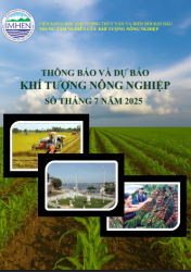 Bản tin “Thông báo và dự báo khí tượng nông nghiệp” số tháng 7/2025